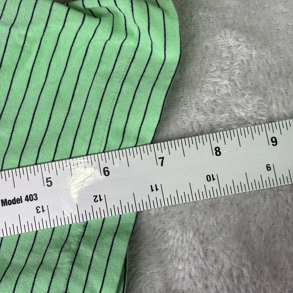 Ralph Lauren Polo Golf Stretch Isle Men XL Short Sleeve Green‎ Stripes Pony Logo